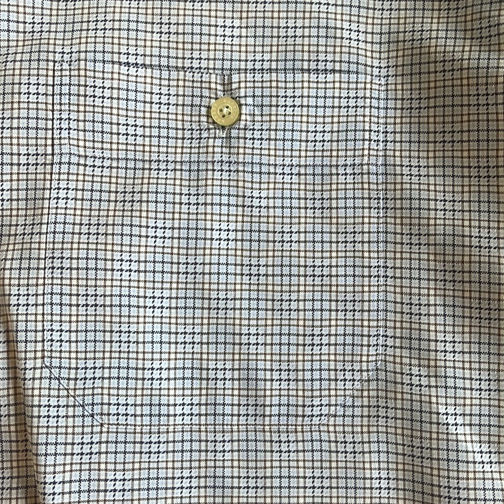 Robert Talbott Plaid Long Sleeve Button Down, Xl - image 4